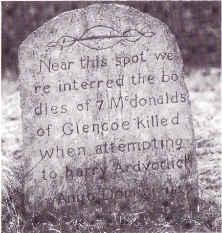 17th century grave stone