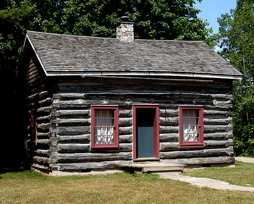 19th century log cabin