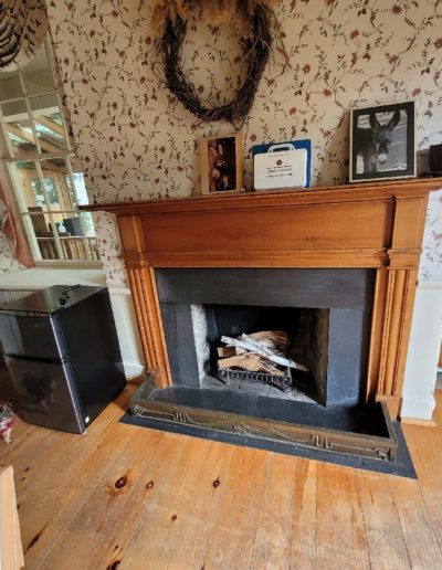 19th century farmhouse kitchen fireplace