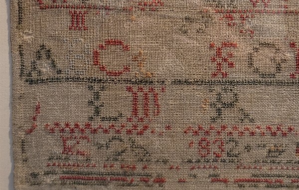 Jane Ord’s Cross-Stitch Sampler from 1832
