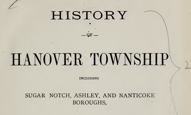 Plumb’s History of Hanover, Pennsylvania